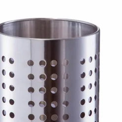 Aufbewahrungsboxen & Behälter|Aufbewahrungsboxen & Behälter-Küchenutensilienhalter Ø 12 cm Silber