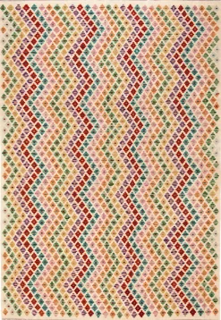 Kelim-Teppiche-Kelim Teppich Amira 170 x 240 cm Bunt