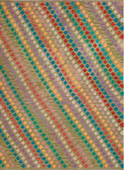 Kelim-Teppiche-Kelim Teppich Kaudani 180 x 245 cm Bunt