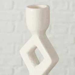 BOLTZE Kerzen & Kerzenhalter|Kerzenständer & Kerzenhalter-Kerzenleuchter Famosa 21 cm Beige