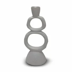 Kerzen & Kerzenhalter|Kerzenständer & Kerzenhalter| Kerzenleuchter Ringe 22 cm Weiß