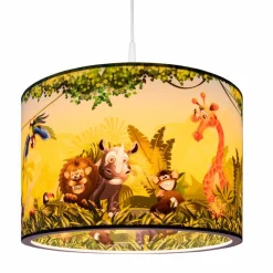 ELOBRA kids Kinderlampen|Kinderlampen-Kinderlampe Wildnis Bunt