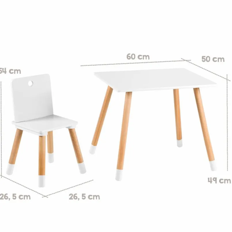 Sitzgelegenheiten|Sitzgelegenheiten|roba Baumann Kindersitzgruppe 450019WE, 3tlg. Weiß
