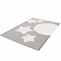 Kinderteppiche|Kinderteppiche-Kinderteppich Moonlight 120 x 170 cm Grau / Beige