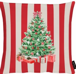 Apelt Weihnachtstextilien|Dekokissen-Kissen 39 x 39 cm Rot