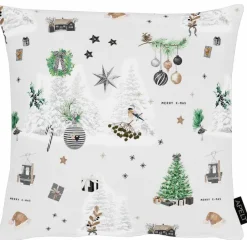 Apelt Weihnachtstextilien|Dekokissen-Kissen 39 x 39 cm Weiß