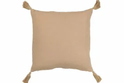 DAHEIM Dekokissen|Dekokissen & -Bezüge-Kissen Blume 43 x 43 cm Beige
