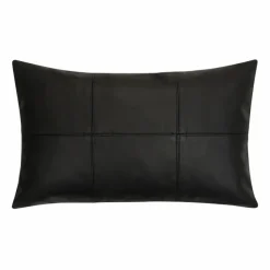 Dekokissen|Dekokissen & -Bezüge|pad Kissen Leather 30 x 50 cm Black