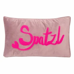 pad Dekokissen|Dekokissen & -Bezüge-Kissen Letters 30 x 50 cm Dusty Rose
