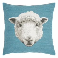 Dekokissen|Dekokissen & -Bezüge|pad Kissen Moo - Schaf 45 x 45 cm Blau