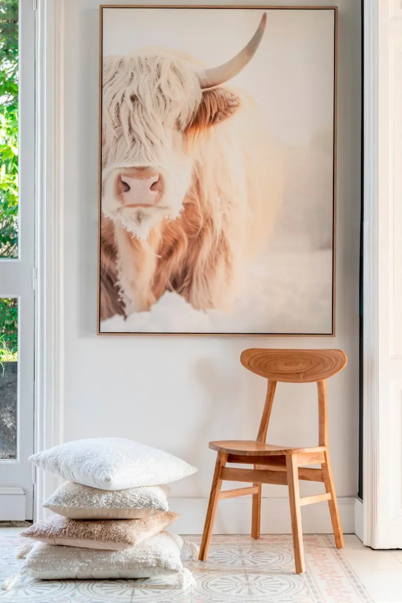 DAHEIM Dekokissen|Dekokissen & -Bezüge-Kissen Quasten 60 x 40 cm Creme