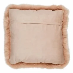 Dekokissen|Dekokissen & -Bezüge|WARM & COMFY Kissen Schaffell 40 x 40 cm Sand