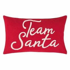 pad Dekokissen|Dekokissen & -Bezüge-Kissen Team Santa 30 x 50 cm Rot