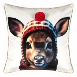 Kissen Winter Animal 40 x 40 cm<pad New