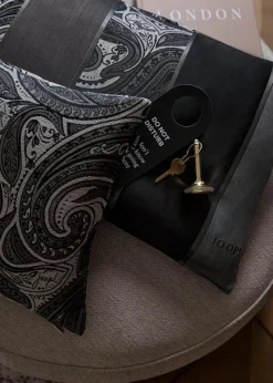 JOOP! Dekokissen & -Bezüge|Sitzkissen & Dekokissen-Kissenbezug Paisley Allover 40 x 60 cm Silbergrau