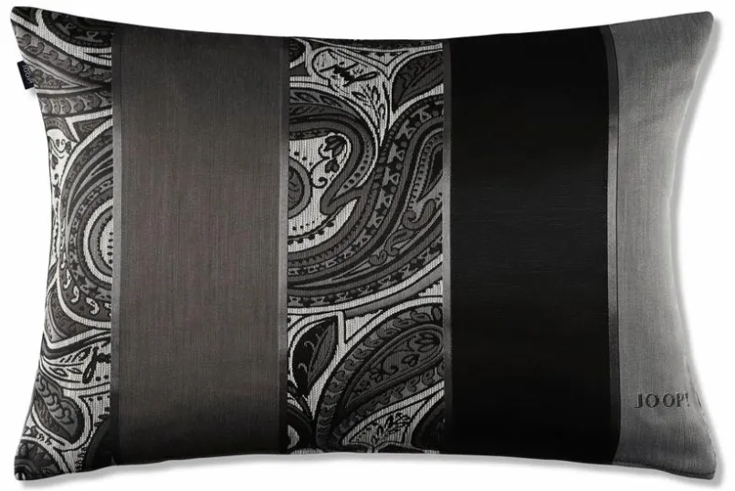 JOOP! Dekokissen & -Bezüge|Sitzkissen & Dekokissen-Kissenbezug Paisley Allover 40 x 60 cm Silbergrau
