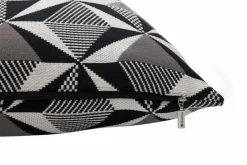 Dekokissen & -Bezüge|Sitzkissen & Dekokissen|Musterring Kissenbezug Prism 45 x 45 cm Grau
