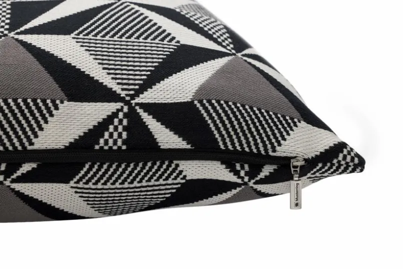 Dekokissen & -Bezüge|Sitzkissen & Dekokissen|Musterring Kissenbezug Prism 45 x 45 cm Grau