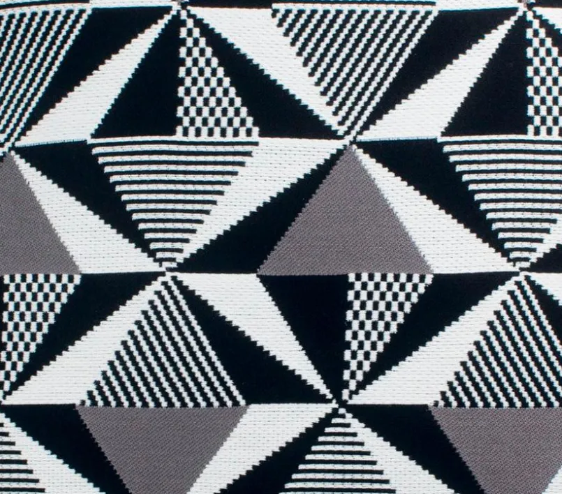 Dekokissen & -Bezüge|Sitzkissen & Dekokissen|Musterring Kissenbezug Prism 45 x 45 cm Grau