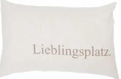 Dekokissen & -Bezüge|Sitzkissen & Dekokissen|Fussenegger Kissenbezug Lieblingsplatz 40 x 60 cm Creme