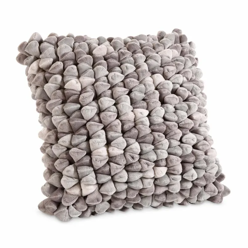 Dekokissen & -Bezüge|Sitzkissen & Dekokissen|HAANS Lifestyle Kissenbezug Pebble 45 x 45 cm Hellgrau