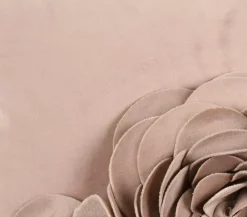 Dekokissen & -Bezüge|Sitzkissen & Dekokissen|pad Kissenhülle Floral 30 x 50 cm Taupe