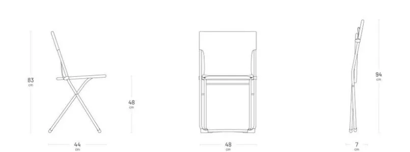 Klappstuhl Balcony II<Lafuma Mobilier Best