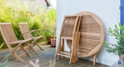 Gartenstühle|Brafab Klappstuhl Turin Teak