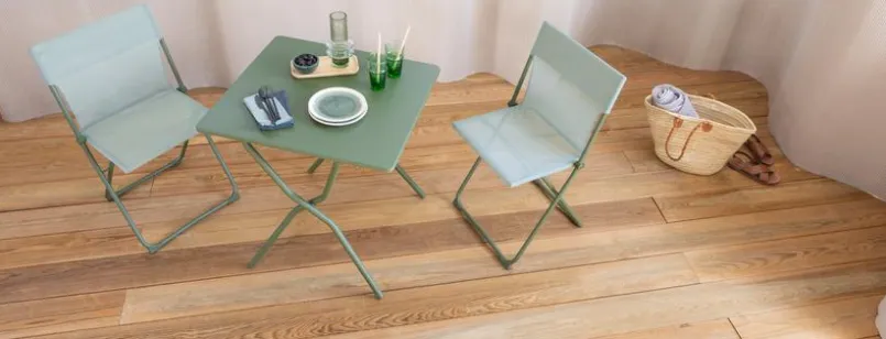 Lafuma Mobilier Balkontische-Klapptisch Balcony II 64 x 70 cm Moss