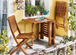 Balkontische| Klapptisch Cayenne 132 x 63,5 cm Braun