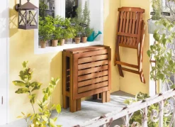 Balkontische| Klapptisch Cayenne 132 x 63,5 cm Braun