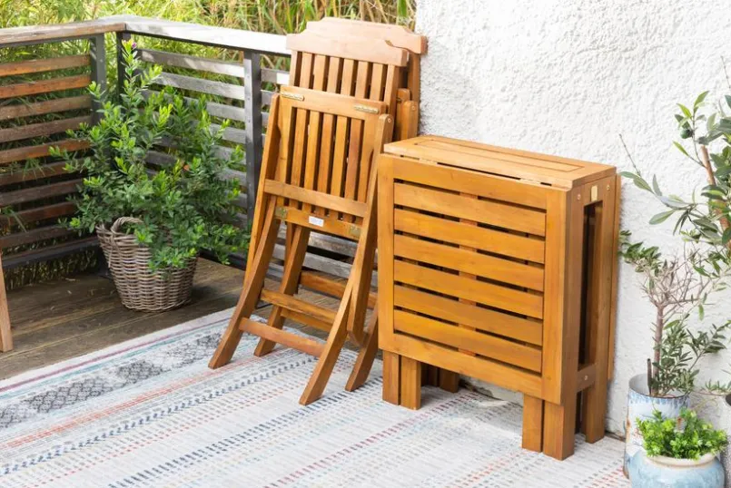 Balkontische| Klapptisch Cayenne 132 x 63,5 cm Braun