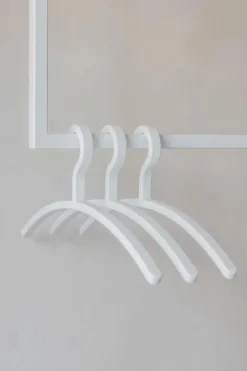 Metallbude Kleiderbügel-Kleiderbügel 3er-Set Fay Weiß