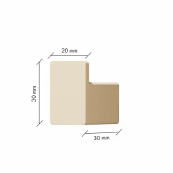 Garderobenständer & -Haken|Metallbude Kleiderhaken 3er-Set Palo Cashew