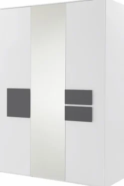 Röhr Kinderzimmer Schränke|Kinderzimmer Schränke-Kleiderschrank Clip 151 x 215 cm Weiß