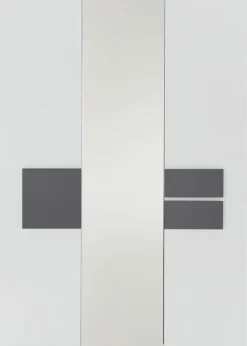 Röhr Kinderzimmer Schränke|Kinderzimmer Schränke-Kleiderschrank Clip 151 x 215 cm Weiß