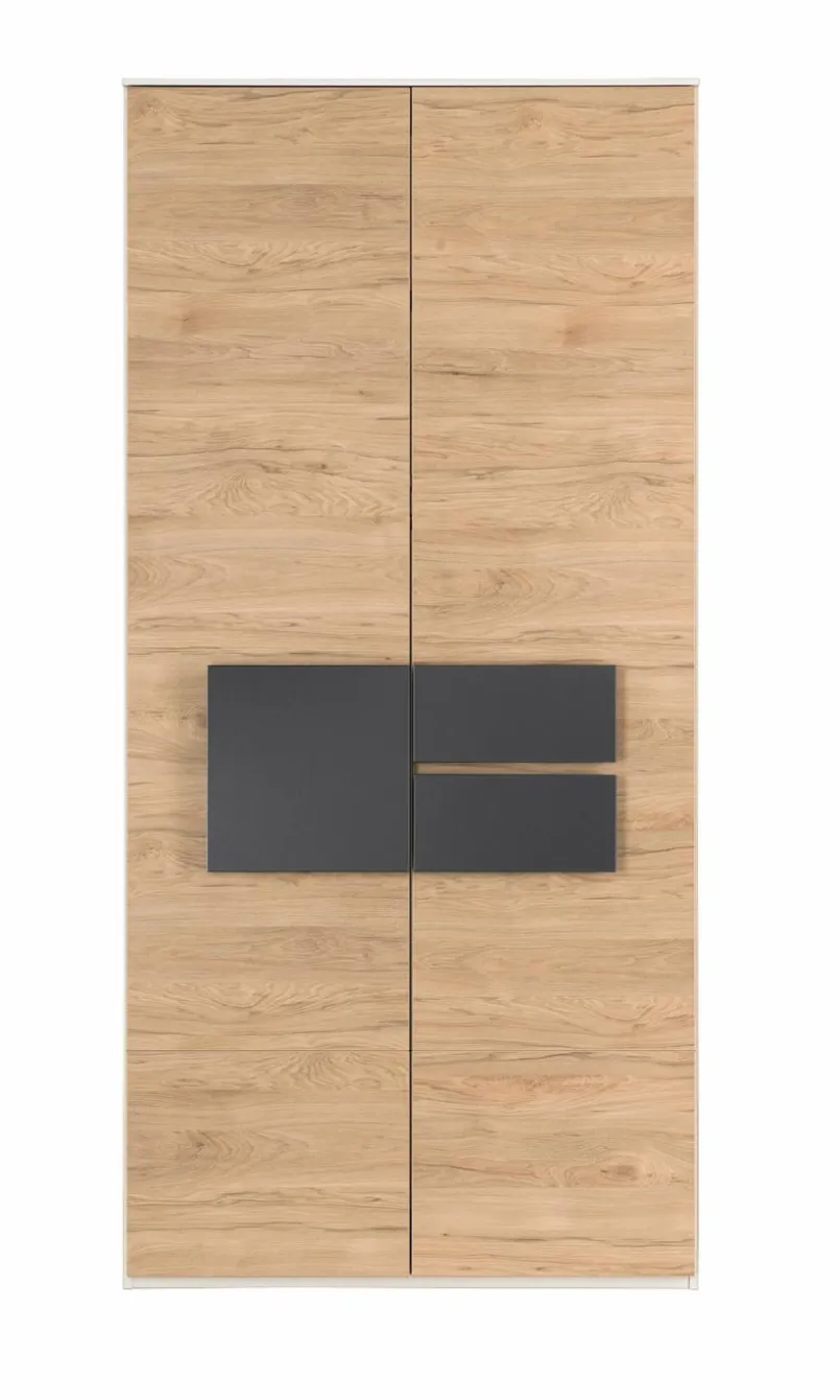 Röhr Kinderzimmer Schränke|Kinderzimmer Schränke-Kleiderschrank Clip 101 x 215 cm Eiche
