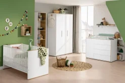 Babyzimmer Schränke & Regale|Babyzimmer Schränke & Regale|Paidi Kleiderschrank Lieven 126 x 204 cm Weiß