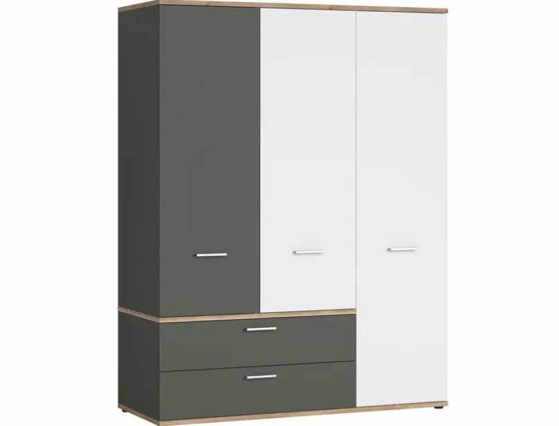 Wójcik Kinderzimmer Schränke|Kinderzimmer Schränke-Kleiderschrank Twenty 150 x 196 cm Graphit