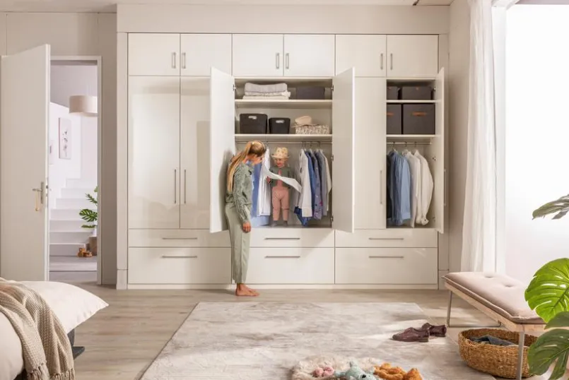 Kleiderschränke|Boegner Kleiderschrank Basic 328 x 225 cm Weiß