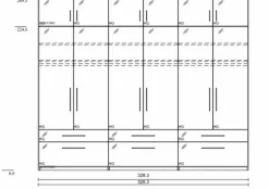 Kleiderschränke|Boegner Kleiderschrank Basic 328 x 225 cm Weiß