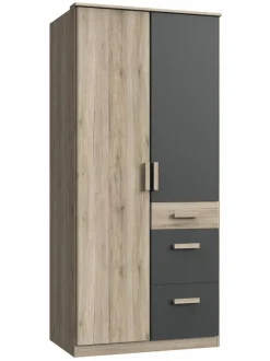 WIMEX Kinderzimmer Schränke|Kinderzimmer Schränke-Kleiderschrank Cariba 91 x 199 cm Eiche