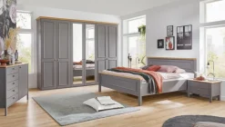 Kleiderschränke|C.DISSELKAMP Kleiderschrank Charleston 300 x 230 cm Grau