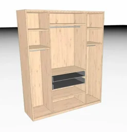 Kleiderschrank DeLuxe 203 x 247 cm<Boegner Online