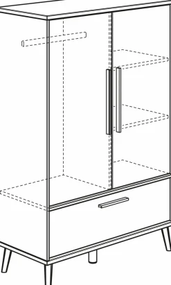 Kleiderschrank Eefje 95 x 139 cm<Paidi Online