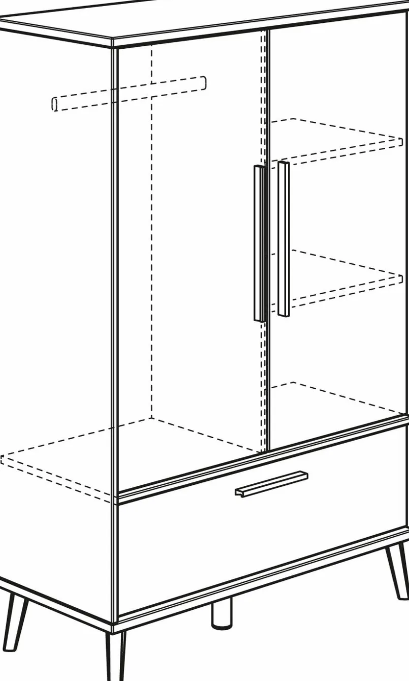 Kleiderschrank Eefje 95 x 139 cm<Paidi Online