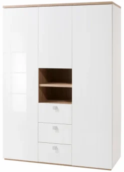 Composad Kinderzimmer Schränke|Kinderzimmer Schränke-Kleiderschrank Globo 150 x 210 cm Weiß