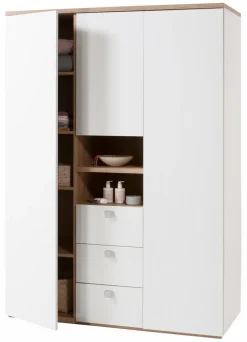 Composad Kinderzimmer Schränke|Kinderzimmer Schränke-Kleiderschrank Globo 150 x 210 cm Weiß