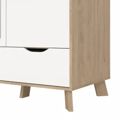 Tvilum Kinderzimmer Schränke|Kinderzimmer Schränke-Kleiderschrank Ikast 147 x 201 cm Weiß