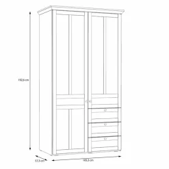 Kleiderschrank Iloppa SZ 105 x 193 cm<FORTE Best